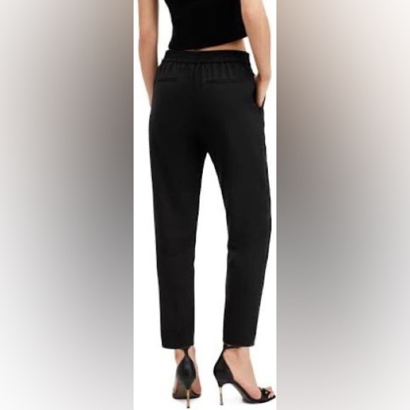 ALL SAINTS Black ALEIDA Cropped Ankle Pants size 2 - Picture 3 of 15